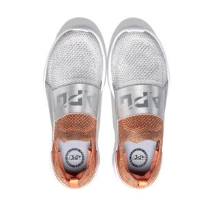 APL Techloom Bliss Knit Running Shoe In Rose Gold / Champagne /Silver